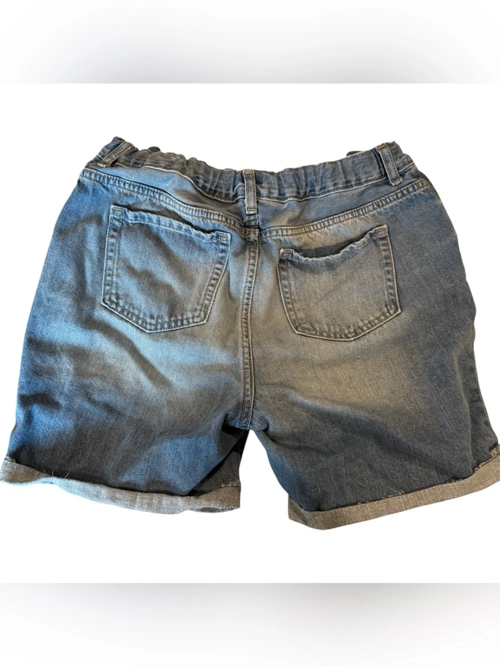 The Children’s Place Midi Mi-Long Distressed Denim Shorts Girls 16 Plus